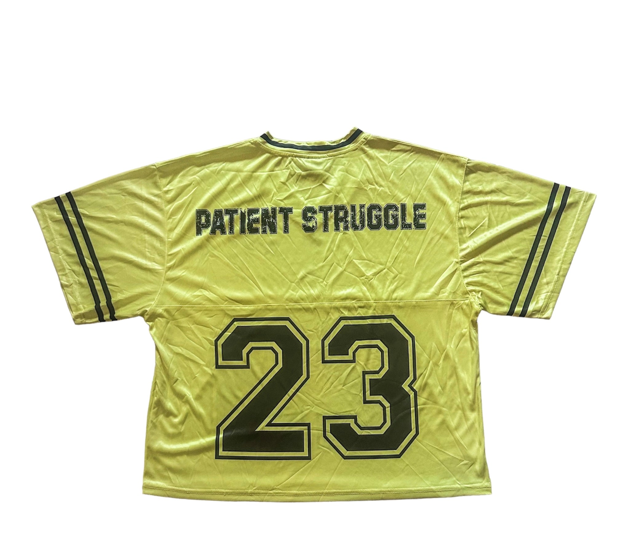 Patient Struggle Lime Green Fashion League Jersey