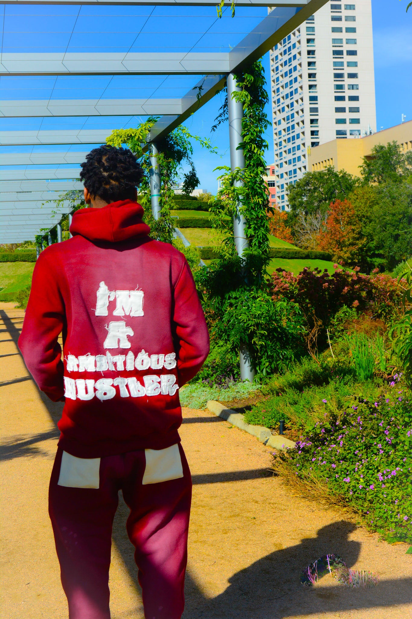 DARK RED AMBITIOUS SWEATSUIT