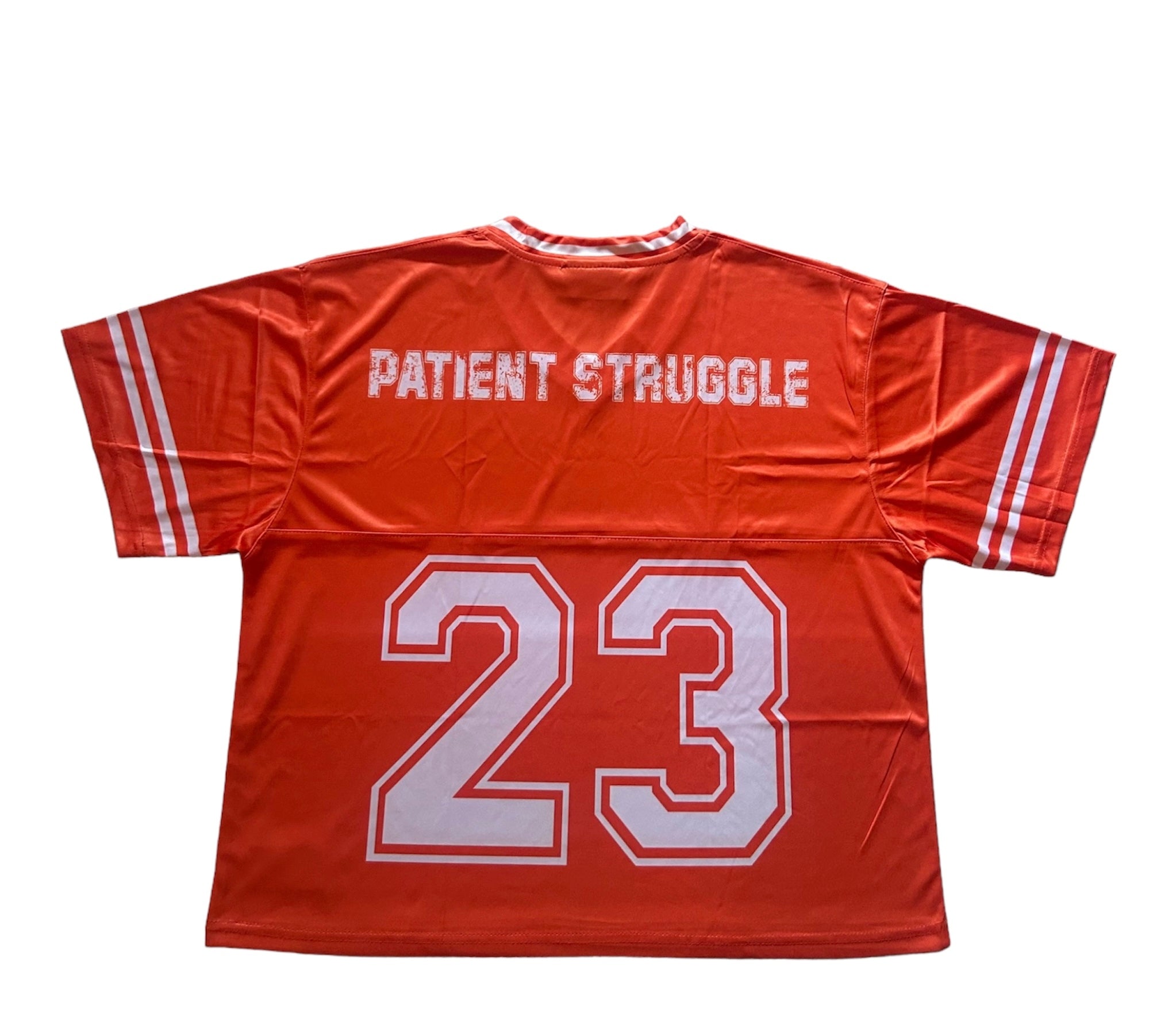 Patient Struggle Orange Fashion league Jersey